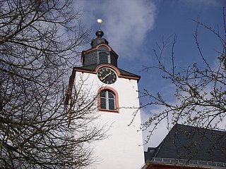 Kirchturm der ev. Kirche in Kleinich