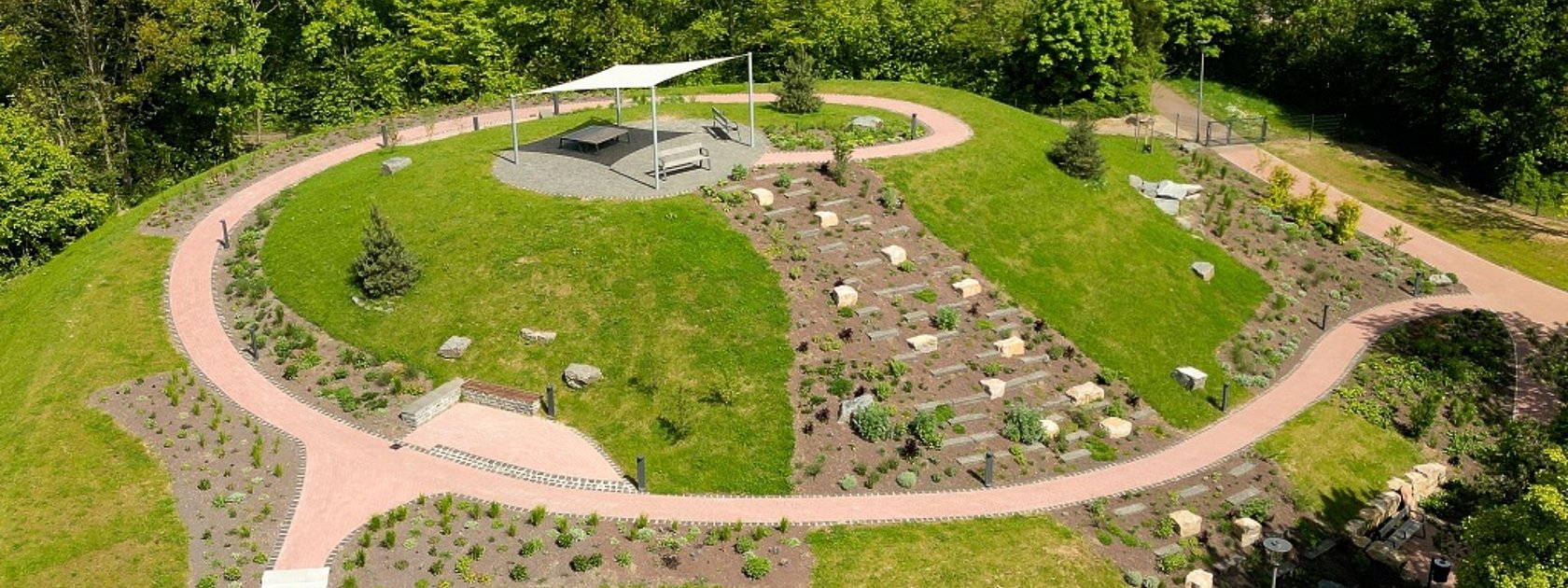 Kräutertreppe im Kurpark