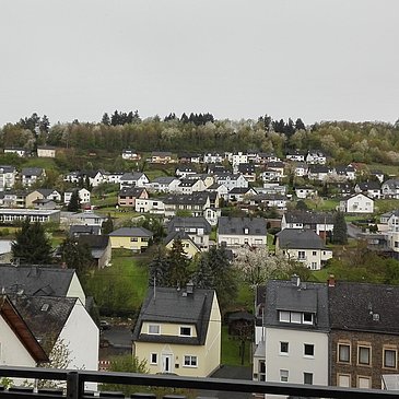 Ausblick vom Balkon